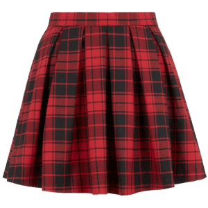 Red Midi Skirt
