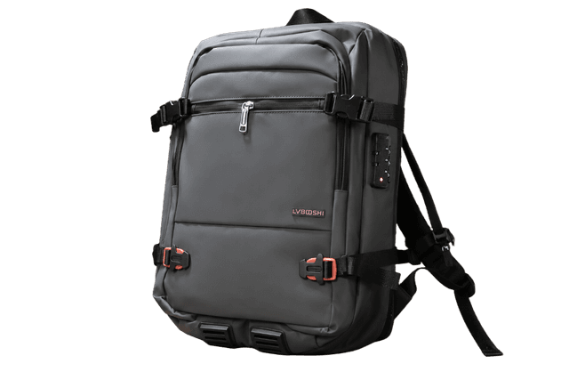 Sac à dos de voyage LVBOSHI étanche avec port USB pour ordinateur portable 15,6" – Vert olive