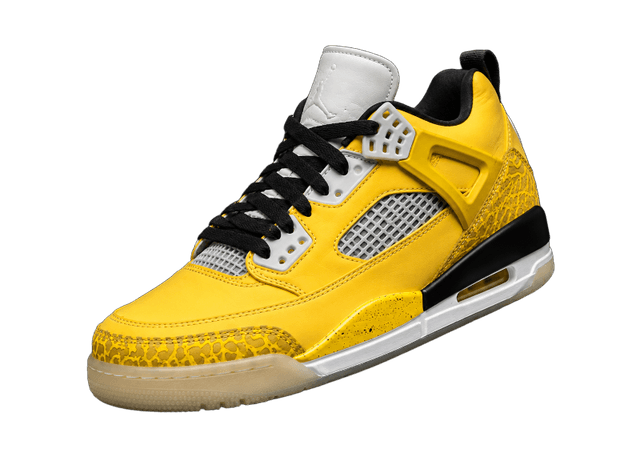 Jordan Yellow and Black Basketball Lifestyle Sneakers