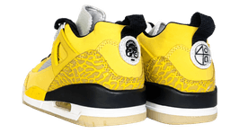Jordan Yellow and Black Basketball Lifestyle Sneakers view 2
